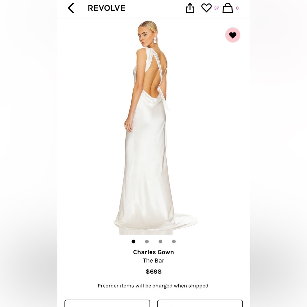 The Bar Pierre Gown White Gem